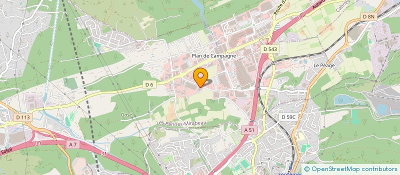 localisation de l'entreprise LDRC à LES PENNES-MIRABEAU