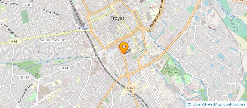 localisation de l'entreprise LDRD  TROYES