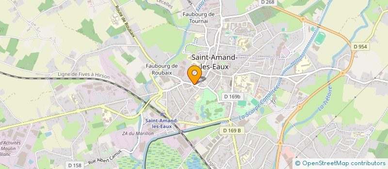 localisation de l'entreprise LDRL  SAINT-AMAND-LES-EAUX