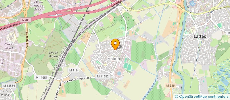 localisation de l'entreprise LDRV  LATTES