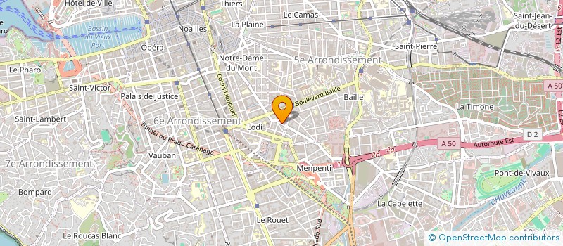 localisation de l'entreprise LDS à MARSEILLE
