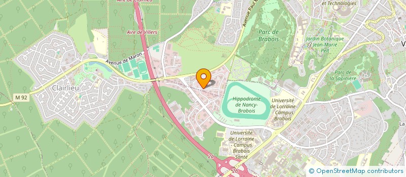 localisation de l'entreprise LDS 54 à VILLERS-LES-NANCY