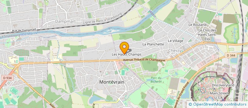 localisation de l'entreprise LDS  CHESSY