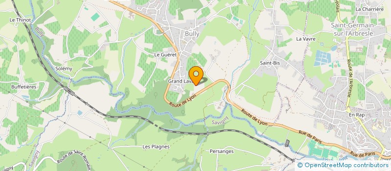 localisation de l'entreprise LDS  BULLY