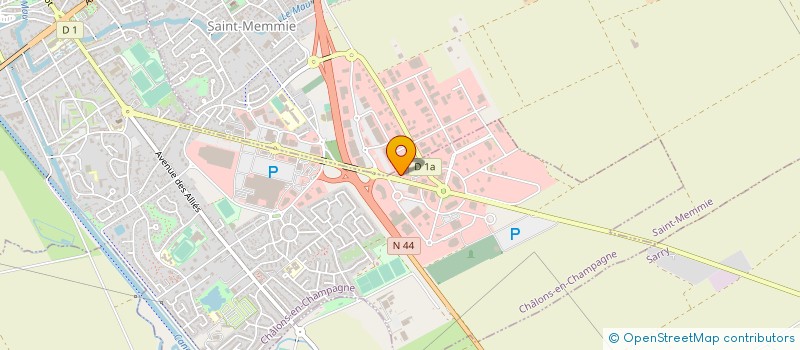 localisation de l'entreprise LDS  CHALONS-EN-CHAMPAGNE