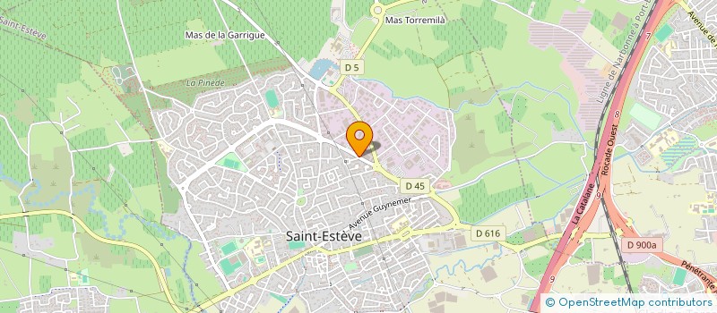 localisation de l'entreprise LDS à SAINT-ESTEVE