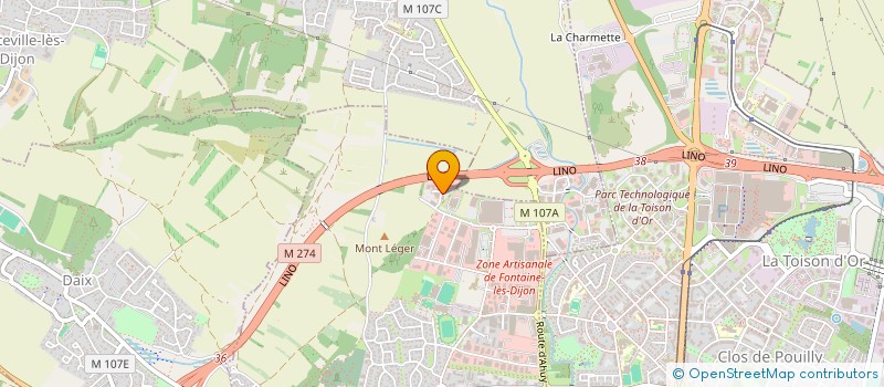 localisation de l'entreprise LDS GROUPE  FONTAINE-LES-DIJON