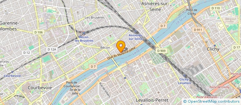 localisation de l'entreprise LDS INVEST à COURBEVOIE