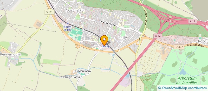 localisation de l'entreprise LDS INVESTISSEMENT 91  BAILLY