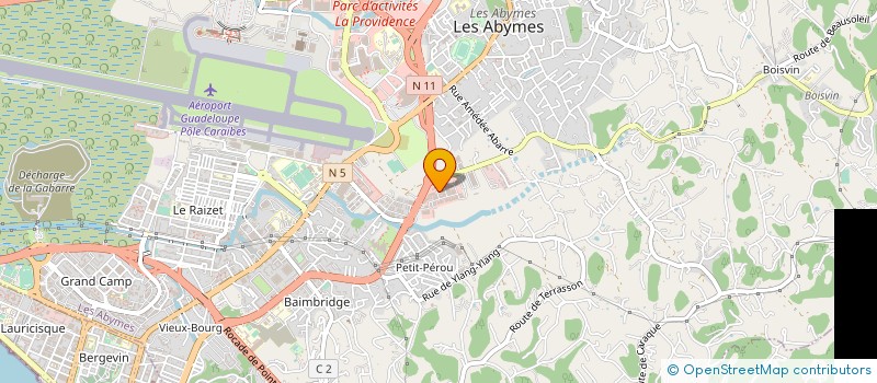 localisation de l'entreprise LDSA MANAGEMENT à LES ABYMES