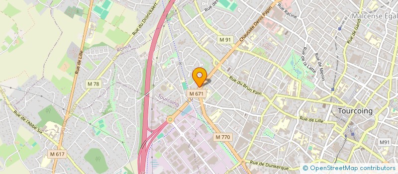 localisation de l'entreprise LDSBINVEST  TOURCOING