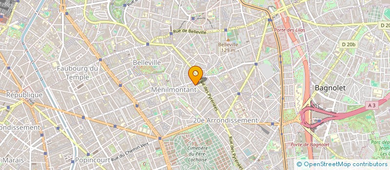 localisation de l'entreprise LDSH  PARIS