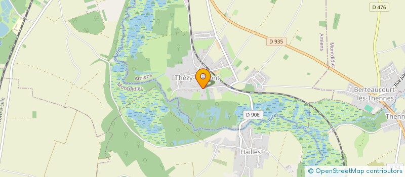 localisation de l'entreprise LDSH LA HOTOIE  THEZY-GLIMONT