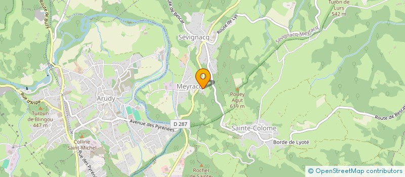 localisation de l'entreprise LDSTM  SEVIGNACQ-MEYRACQ