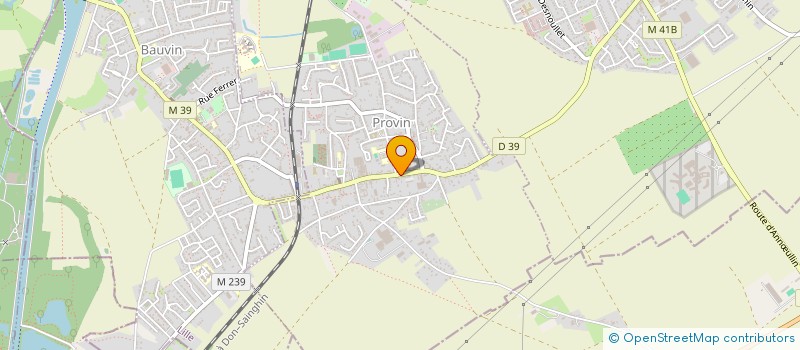 localisation de l'entreprise LDT  PROVIN