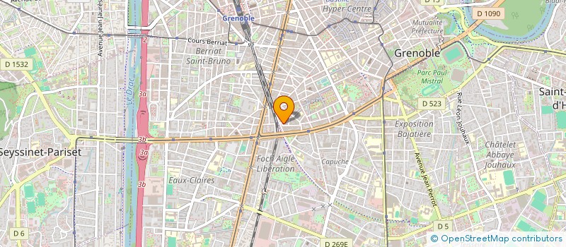 localisation de l'entreprise LDT à GRENOBLE