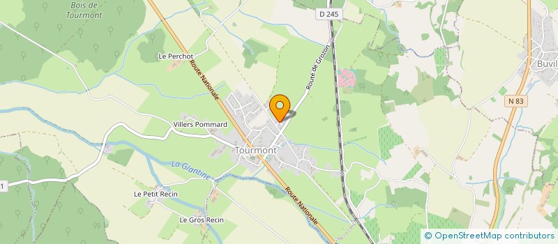 localisation de l'entreprise LDT IMMO  TOURMONT