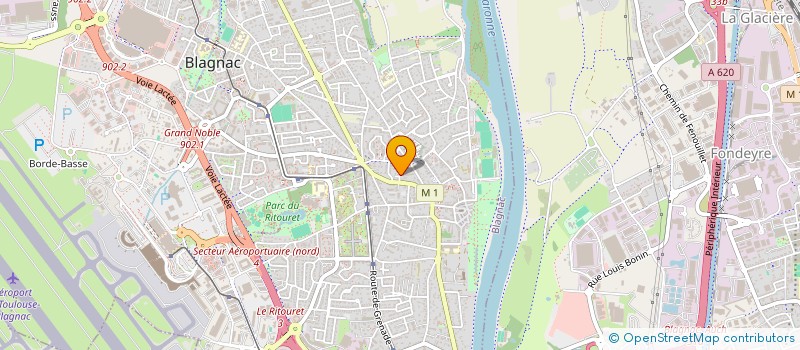 localisation de l'entreprise LDTB HABITAT à BLAGNAC