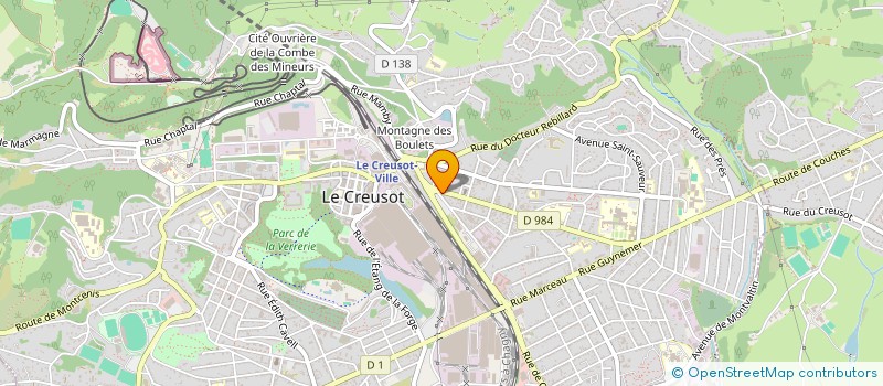 localisation de l'entreprise LDTCN  LE CREUSOT