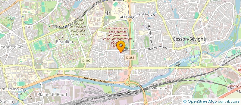 localisation de l'entreprise LDTJ  CESSON-SEVIGNE