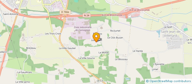 localisation de l'entreprise LDTP à CAMPENEAC