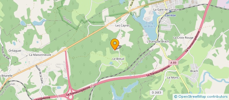 localisation de l'entreprise LDTP  GIMEL-LES-CASCADES