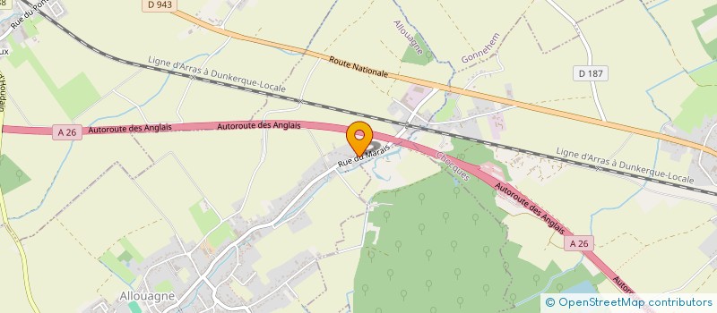 localisation de l'entreprise LDTS  ALLOUAGNE