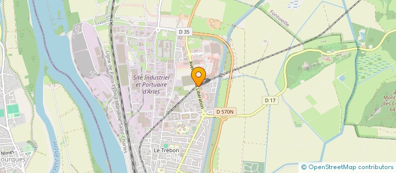 localisation de l'entreprise LDV 2 à ARLES