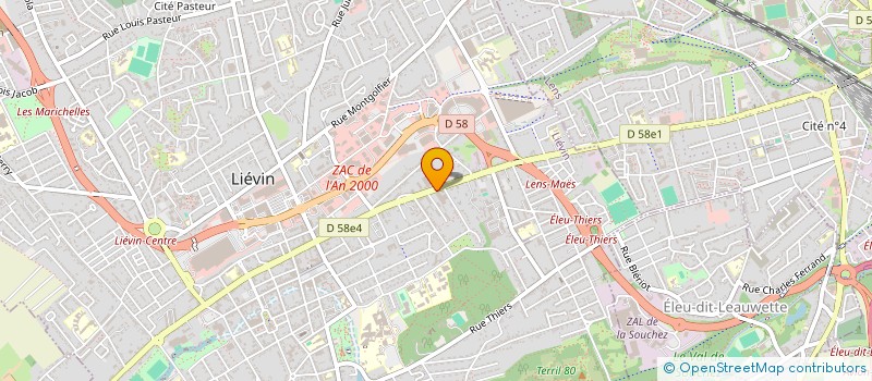 localisation de l'entreprise LDV  LIEVIN