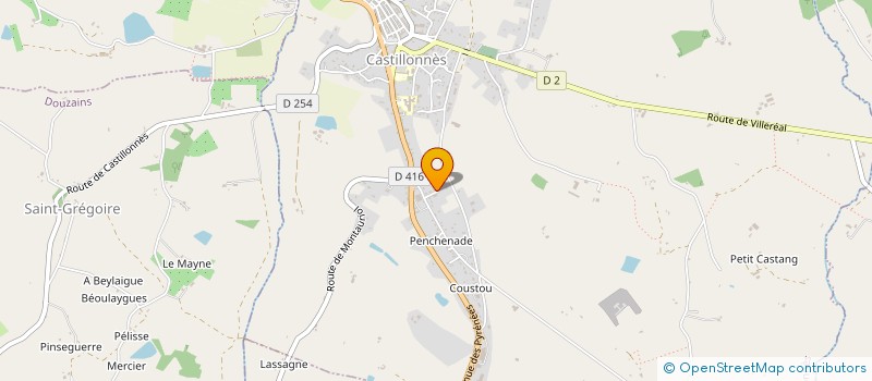 localisation de l'entreprise LDV 47  CAVARC