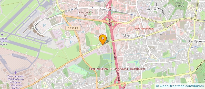 localisation de l'entreprise LDV BOULANGERIE à MERIGNAC
