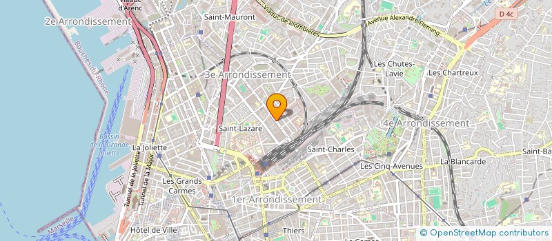 localisation de l'entreprise LDV SECURITE à MARSEILLE