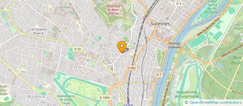 localisation de l'entreprise LDVD HORIZON  SURESNES