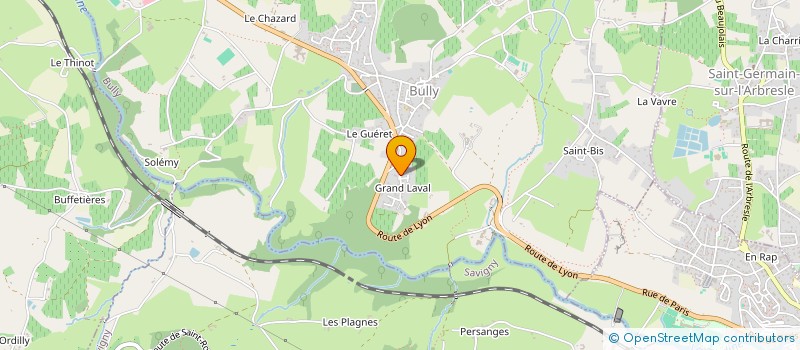 localisation de l'entreprise LDWS  BULLY