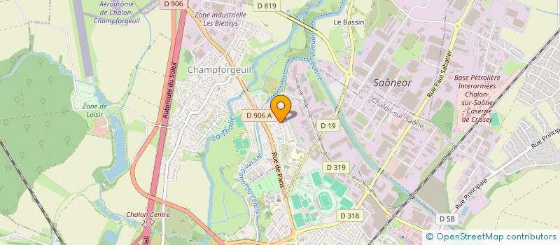 localisation de l'entreprise LDX COMPETITION  CHAMPFORGEUIL