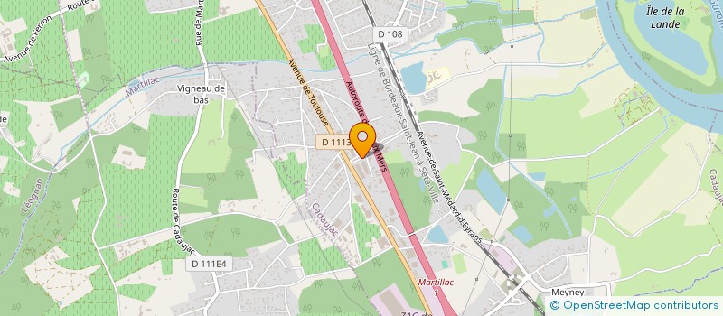 localisation de l'entreprise LDX CORP  CADAUJAC