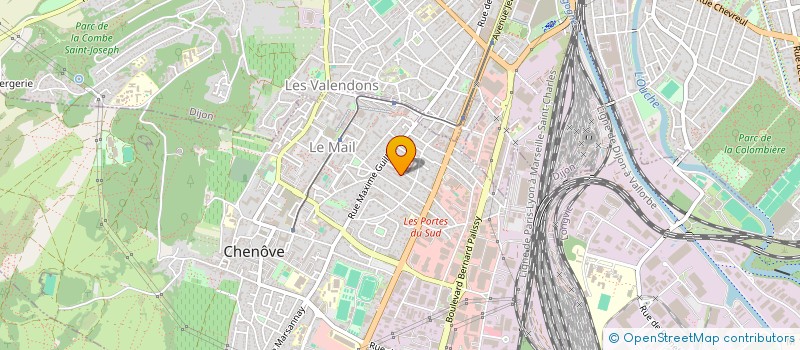 localisation de l'entreprise LDX TRANSPORT à CHENOVE