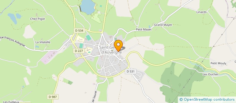 localisation de l'entreprise LE 1 2 3  ESPINASSE