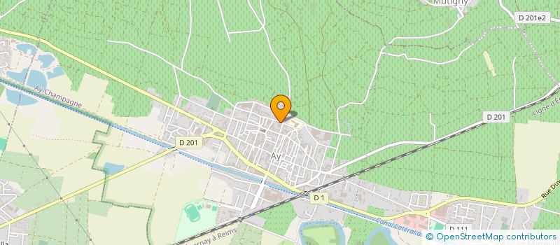 localisation de l'entreprise LE 1 JEANSON  AY-CHAMPAGNE