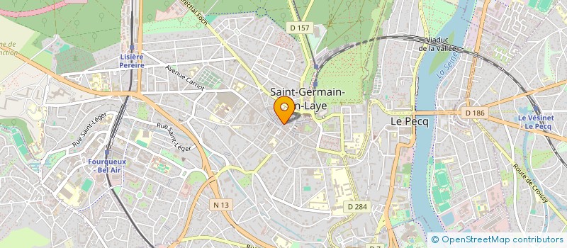 localisation de l'entreprise LE 10 à SAINT-GERMAIN-EN-LAYE