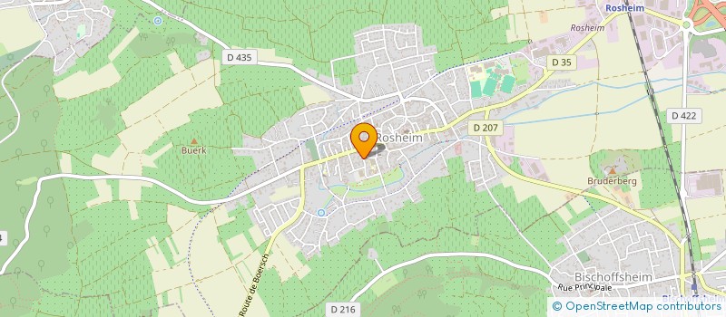 localisation de l'entreprise LE 10 à ROSHEIM