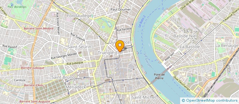 localisation de l'entreprise LE 10  BORDEAUX