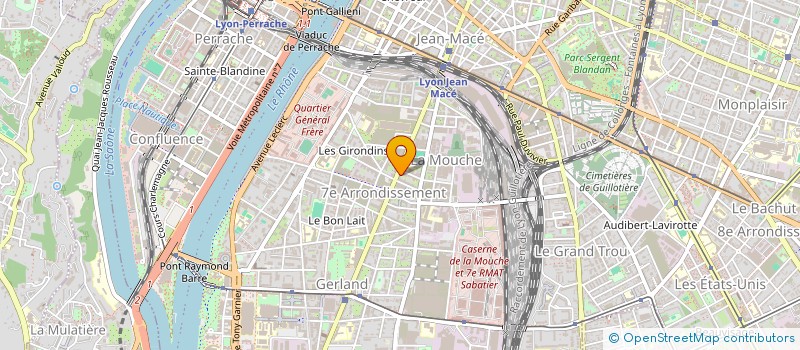 localisation de l'entreprise LE 10 RUE GIGODOT  LYON