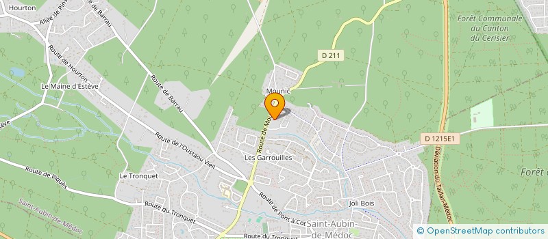 localisation de l'entreprise LE 100%  SAINT-AUBIN-DE-MEDOC