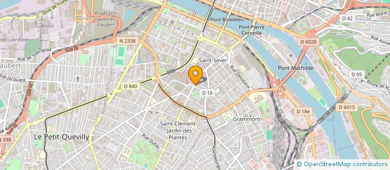 localisation de l'entreprise LE 100 CHICHI à ROUEN