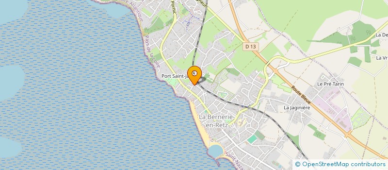 localisation de l'entreprise LE 100E SONGE  LA BERNERIE-EN-RETZ