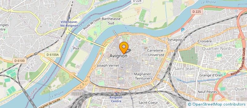 localisation de l'entreprise LE 101  AVIGNON