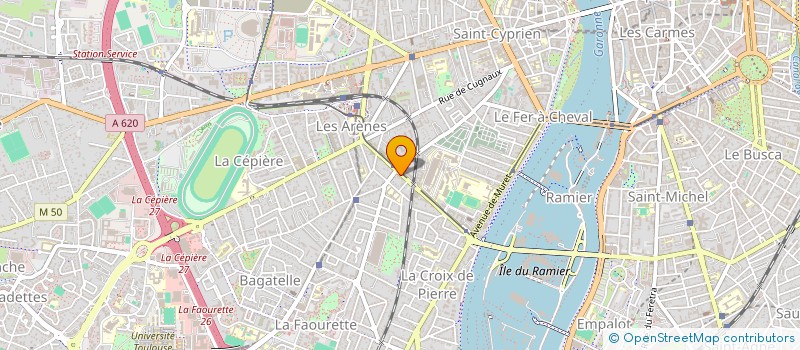 localisation de l'entreprise LE 101 à TOULOUSE