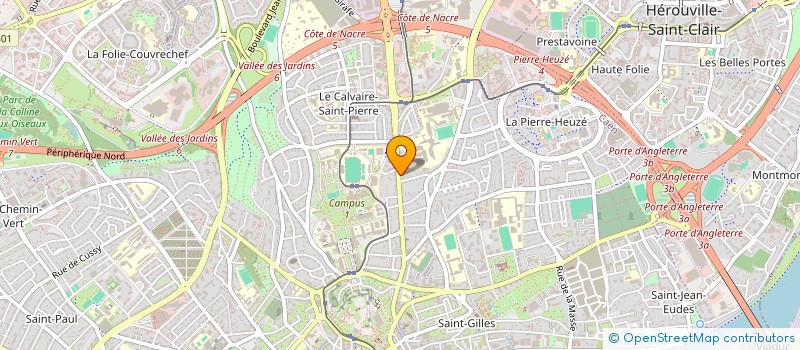 localisation de l'entreprise LE 102  CAEN