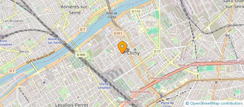 localisation de l'entreprise LE 102 à CLICHY